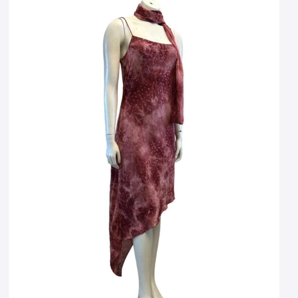 Elegant High Low Pink Dress